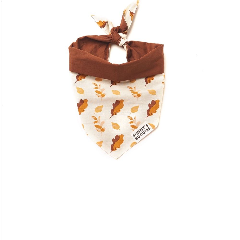 Fall Dog Bandana with matching hair wrap! 🍁